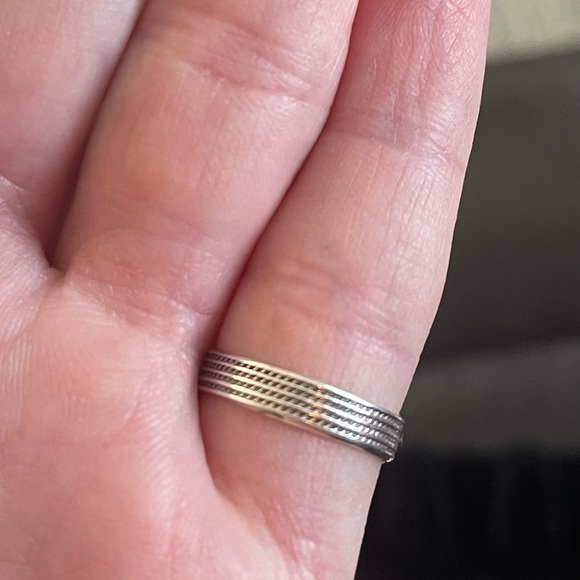 925 Sterling Silver and genuine Moonstone Ring, Vintage Look - Picture 6 of 6